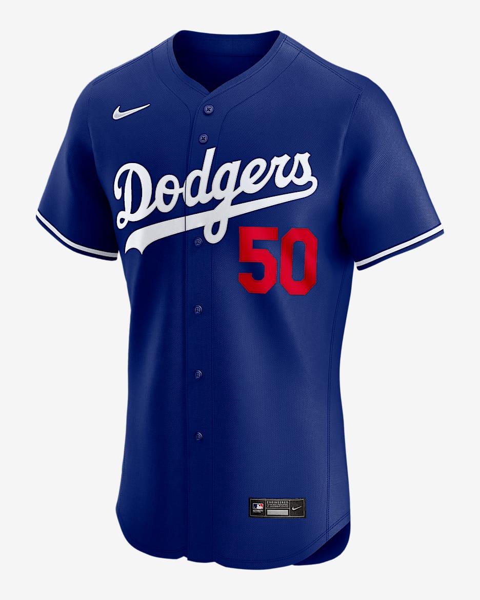 【★安心の定価販売★】 Nike Men's Dodgers Angeles Los Betts Mookie Dri-FIT MLB ADV 応援グッズ